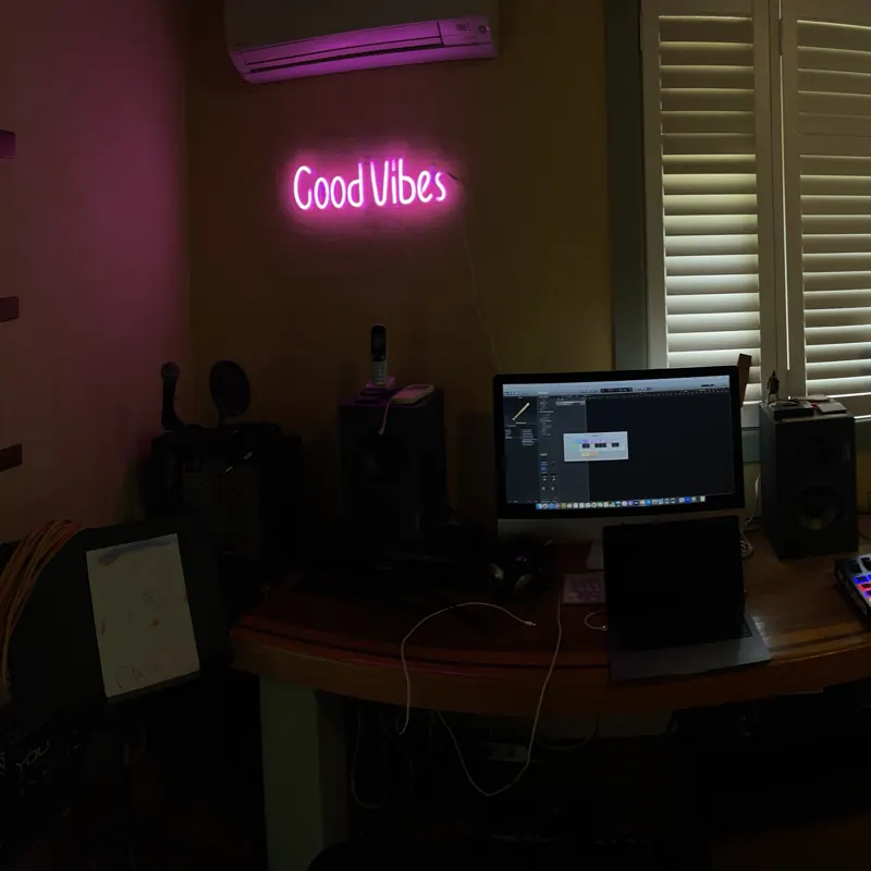Production desk at the Lygon Music School studio
